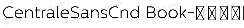 CentraleSansCnd Book字体转换